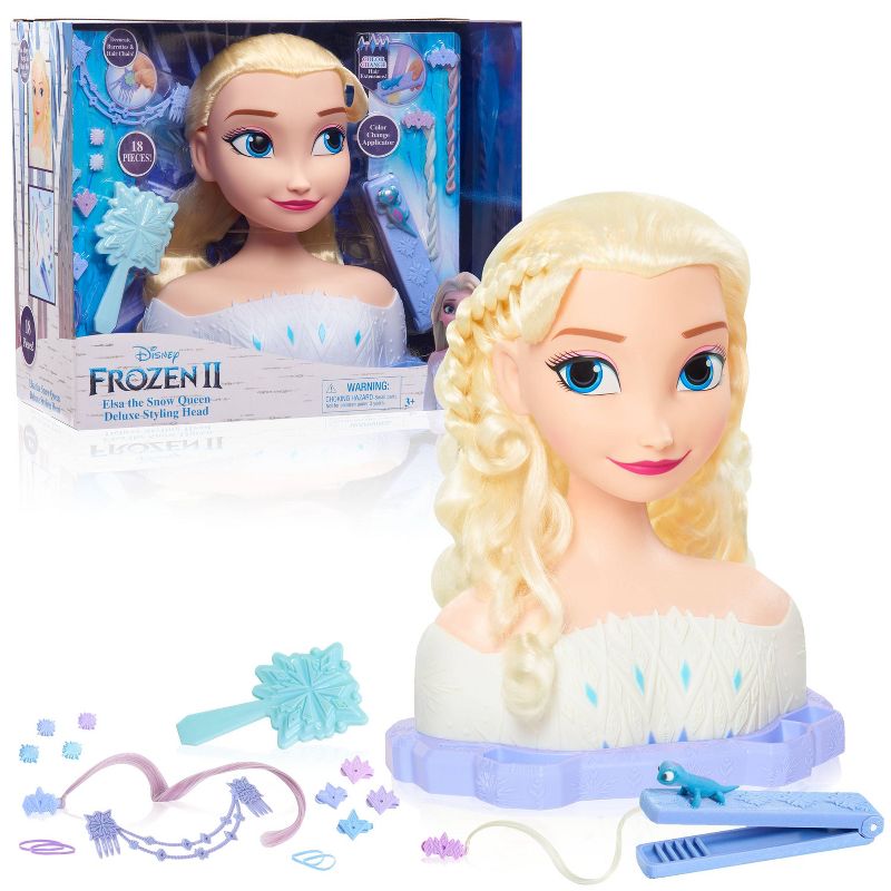 Disney Frozen 2 Deluxe Elsa the Snow Queen Styling Head 17pc, 3 of 11