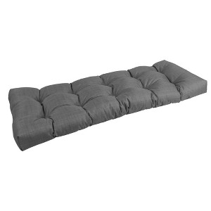 Blazing Needles, 51-inch by 19-inch Tufted Solid Outdoor Spun Polyester Loveseat Cushion - 1 of 3