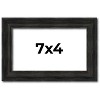 PosterPalooza | 7x4 Thin Barnwood Picture Frame, UV Acrylic, 2 Finishes - Grey and Black - 2 of 4