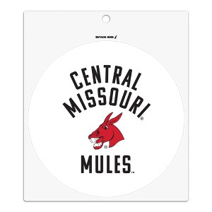 University of Central Missouri Mules Automotive Car Refrigerator Locker Vinyl Circle Magnet - 1 of 4