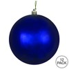 Vickerman Midnight Blue Ball Ornament - 3 of 4
