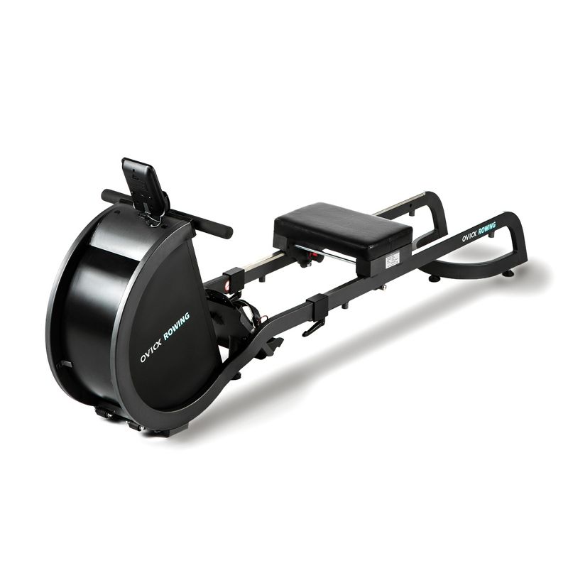 OVICX R100 Foldable Home Rower with Adjustable Foot Plate, Extra Long Track, and 16 Point Intensity Levels for Full-Body Workouts, 2 of 7