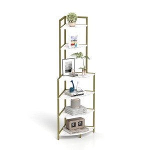 FONTOI Metal Storage Shelves, Adjustable Heavy Duty Shelving Unit, Standing Storage Rack Shelf Organizer - 1 of 4