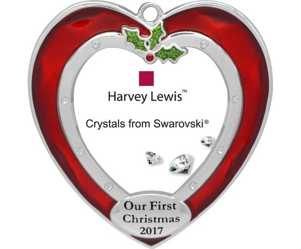 Crystals from Swarovski Harvey Lewis Our First Christmas Ornament
