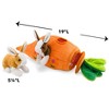 HearthSong Plush Bunny Portable Play Set with Carrot Home and Two Bunnies - image 3 of 4