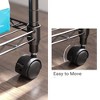 3-Tier Printer Stand Rolling Office Printer Cart with Metal Frame - 4 of 4