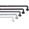 HLC.ME Wrap Around Darkening Adjustable Curtain Rod and Bracket Set for Heavier Drapes - Sturdy Pipe 1 in Diameter - 4 of 4