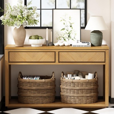 Donsole Table With Drawers,Console Table Contemporary,Console Table Storage,Console Table Entrance,Rectangle Console Table -Maison Boucle