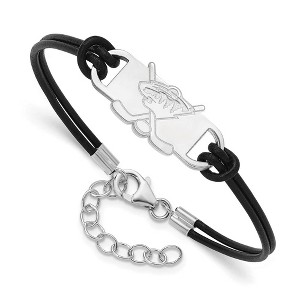 Black Bow Jewelry Sterling Silver Minnesota Wild NHL charm Bracelet 7 Inch - 1 of 3