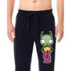 Invader ZIM Men's Gir Title Logo Sleep Lounge Pajama Pants For Adults Black - 3 of 4