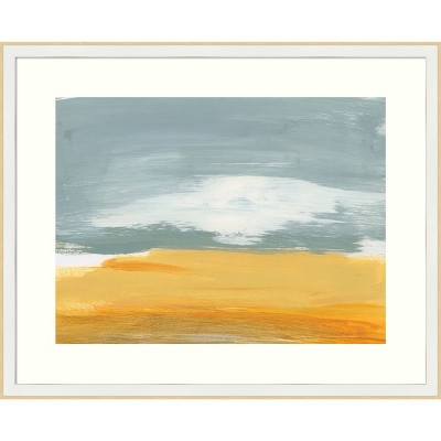 26" x 21" Winter Desert by Bronwyn Baker Framed Wall Art Print - Amanti Art