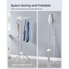 59-Inch Folding Laundry Drying Rack with 3 Rotatable Arms, 4 Sturdy Legs, Stainless Steel Construction, Holds Up to 27 Pieces of Clothing - 3 of 4
