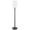 Hudson and Canal Round Base Floor Lamp with Fabric Shade - 2 of 4