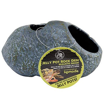 Multipet Komodo Jelly Pot Rock Den - Large, Grey