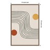 Amanti Art Minimal Shapes #6 by Jay Stanley Canvas Wall Art Print Framed 16-in. x 23-in. - 4 of 4