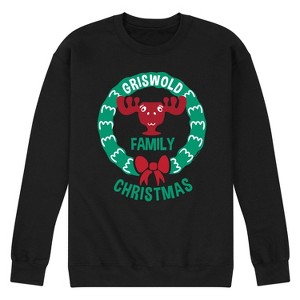 Men's - National Lampoon - Christmas Vacation Gridwold Family Christmas Graphic Fleece Sweatshirt - 1 of 4
