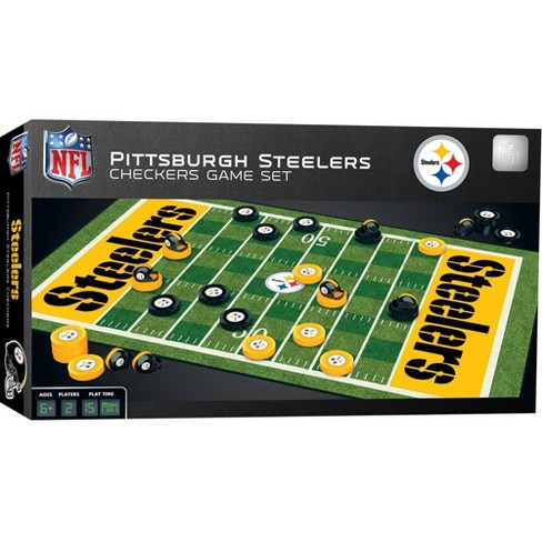 Master Pieces - Pittsburgh Steelers NFL Checkers Board Game