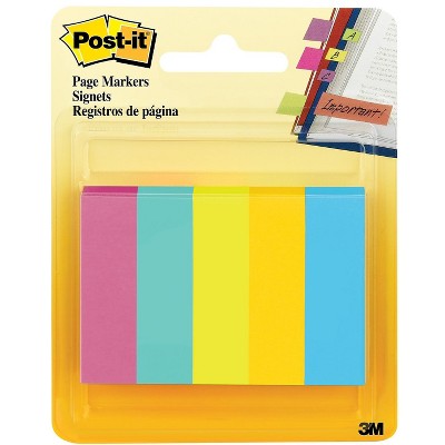 Post-it Page Markers 1/2" (0.5) x 2" Jaipur Collection 504835