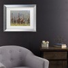 Trademark Fine Art - Bee Thalin Giraffe Family Matted Framed Art - 2 of 4