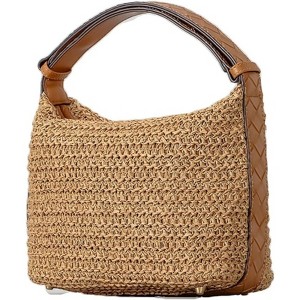 FATMOON Bohemia Straw Beach Bag Women Shoulder Tote Hobo Handbag Summer Travel Beach Bags Top-handle Crossbody Purse - 1 of 4