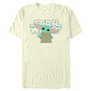 Men's Star Wars: The Mandalorian Grogu Classic Logo T-Shirt - 1 of 4
