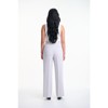 Lafidi Women’s High-Rise Wide Leg Dress Pants – Double Pleat Office Slacks with Slash & Welt Pockets - 3 of 4