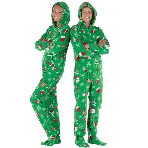 Footed pajamas discount for adults target