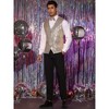 Lars Amadeus Men's Sequin Shiny Sleeveless Party Prom Dress Suit Vest with Bow Tie 2 Packs - 4 of 4