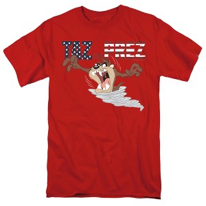 Looney Tunes Taz For Prez 3 Adult T-Shirt - 1 of 4