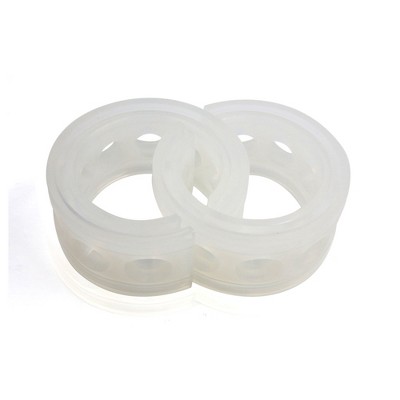 Unique Bargains Type-A Car Auto Rubber Shock Absorber Spring Bumper Buffer Power Cushion White 2 Pcs