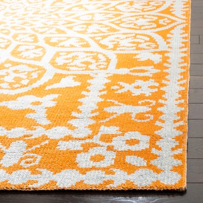 Copper and Gray Hand-Knotted Wool Area Rug 6' x 9'