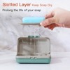 Aoibox Travel Soap Holder with Lid, Leakproof Portable Soap Case for Gym, Camping, Hiking Essentials, Shower & Travel Size Toiletries - 2 of 4