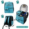 PetAmi Dog Travel Bag Backpack, Puppy Diaper Bag Supplies, Pet Camping Essentials Hiking Accessories, Food Container, Collapsible Bowls - 2 of 4