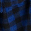 plaid black & navy