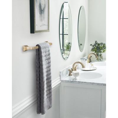 Highland Ridge 18" Champagne Bronze Wall Mounted Towel Bar