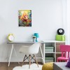 Stupell Industries Colorful Dinosaur in Jungle Framed Giclee Art - 3 of 4