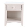 Royal Hampton Night Stand With Bottom Open Shelf, White - 2 of 4