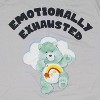 Care Bears Mens' Wish Bear Emotionally Exhausted Graphic Print T-Shirt - 2 of 3