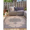 Unique Loom Outdoor Traditional Antique Medallion Woven Area Rug - 3 of 4