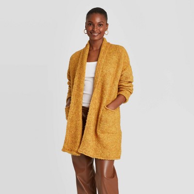 target yellow cardigan