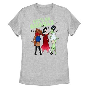 Womens Lost Gods Let's Go Ghouls T Shirt - 1 of 4