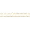 10k Tri-Color Gold 4.2mm Valentino Link Chain Bracelet or Anklet - 3 of 4