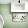 Stupell Industries Winter Cardinals & Dogwood Printed Plush Bath Mat And Bath Rug, Design By Danielle Murray, 18"X30" - 4 of 4