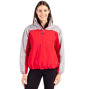 Cutter & Buck Charter Eco Recycled Womens Anorak Jacket - 1 of 2