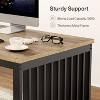 PAGED 78.74 Inches Computer Desk for 2 Person, Extra Long Industrial Office Desk with Heavy Duty Metal Frame for Living Room - 4 of 4