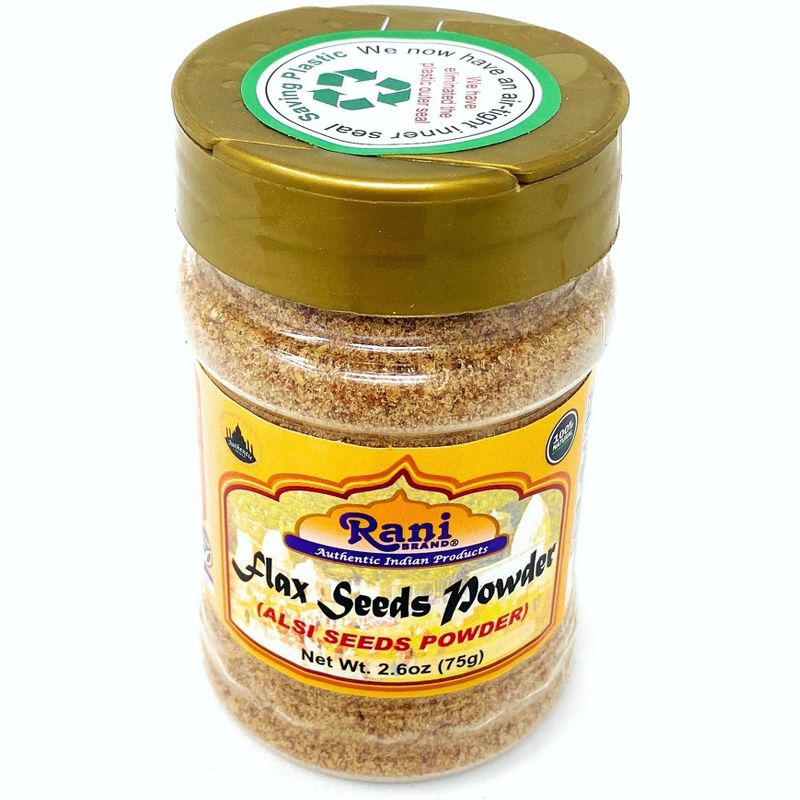 Flax Seeds Powder (Alsi, Linum usitatissimum) - 2.6oz (75g) - Rani Brand Authentic Indian Products, 4 of 6