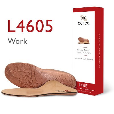 Aetrex Men's Work Orthotics - Insole for Heels