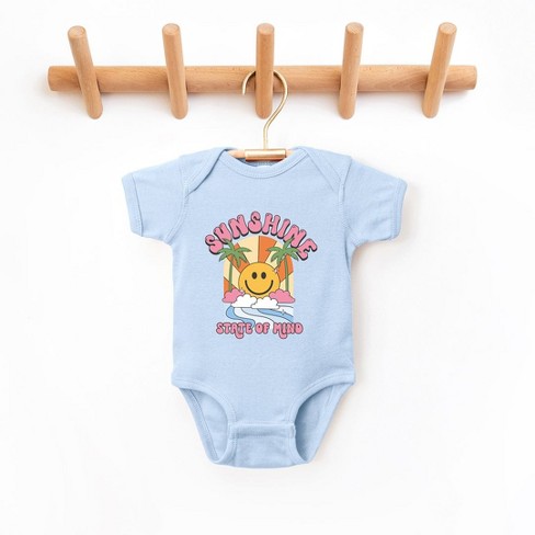 The Juniper Shop Sunshine State Of Mind Smiley Baby Bodysuit - image 1 of 2