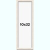 PosterPalooza | Panoramic Barnwood Shadow Box White Picture Frame - UV Acrylic, Backing, Hanging Hardware - 2 of 4