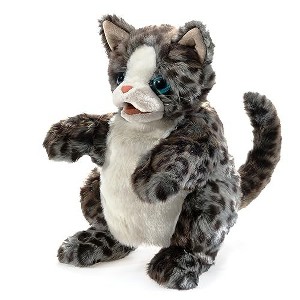 Folkmanis Puppets Folkmanis Wildcat Kitten Hand Puppet 3205 - 1 of 4